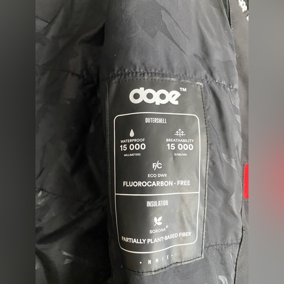 DOPE Adept W ski snowboard zip up jacket - Picture 9 of 12